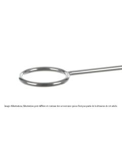 Anneau fermé, pour statif, acier galvanisé, long. 160mm, diam. 50mm