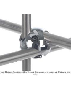 Noix de serrage Bochem, trois angles, duraluminium, diam. 9-13 mm, filetage 4, angle 90° + 180° + 270 °