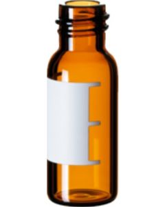 Flacon DN8 neochrom®, à filetage, 1.5 ml, verre brun avec champ d'écriture, 12 x 32 mm, 100 pièces