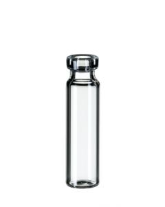 Flacon DN8 neochrom®, à sertir, 0.8 ml, verre incolore, 30 x 8.2 mm, fond plat, 100 pièces