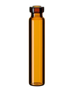 Flacon DN8 neochrom®, à sertir, 1.2 ml, verre brun, 40x8.2 mm, première classe hydrolytique, 100 pièces