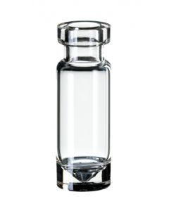 Flacon DN11 neochrom®, à sertir, 1.1 ml, verre incolore, 32 x 11.6 mm, première classe hydraulique, 100 pièces