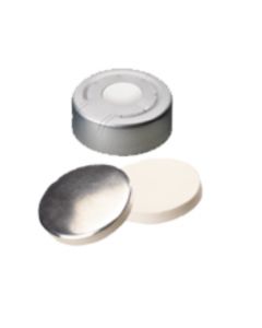 Capsules Headspace neochrom®, DN20, Alu, sécurité surpression, septa silicone blanc/feuille Alu, 1x 100 pièces 