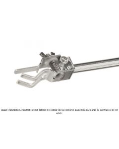 Micropince, acier galvanisé, long. 150 mm, diam. 12 mm, diam. 0-20 mm