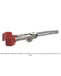 Pince, bras flexible, pour statif, alliage d'aluminium*, long. 225 mm, diam. 12 mm, diam. 15-65 mm